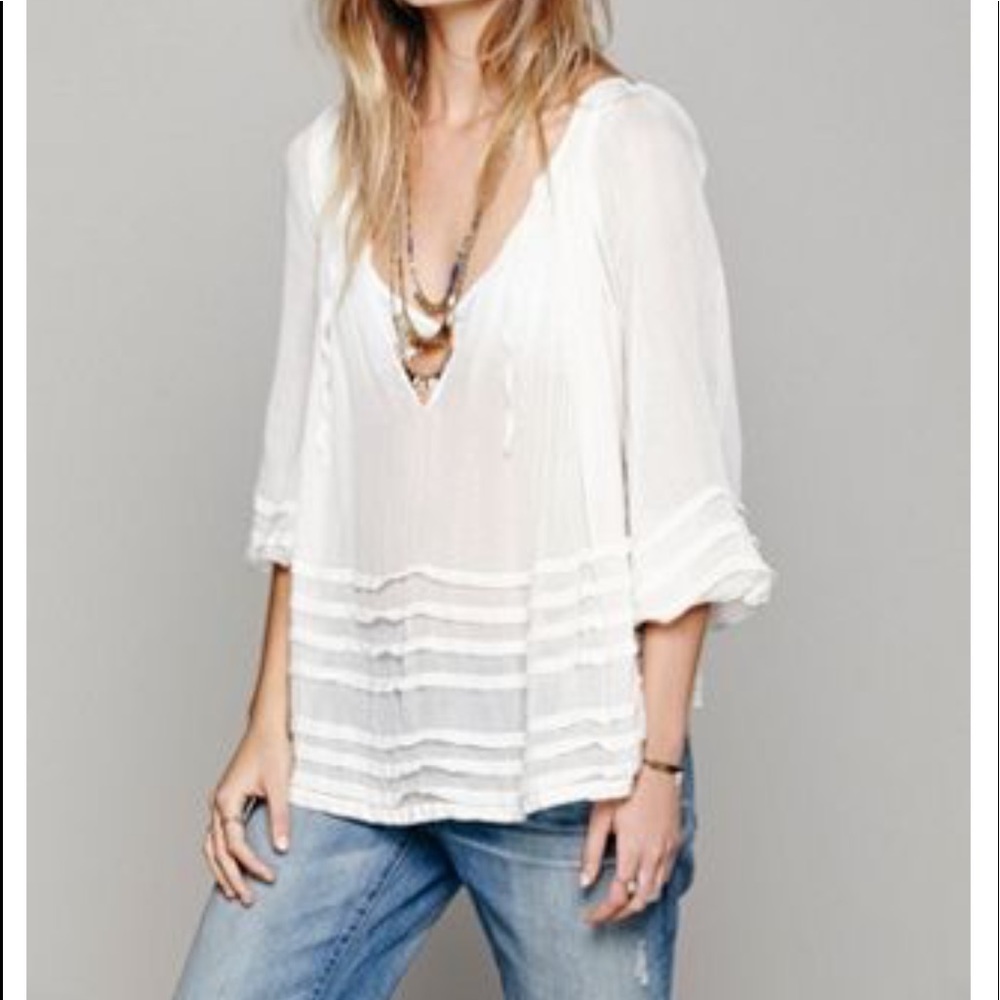 Free People The Tie That Binds Blouse